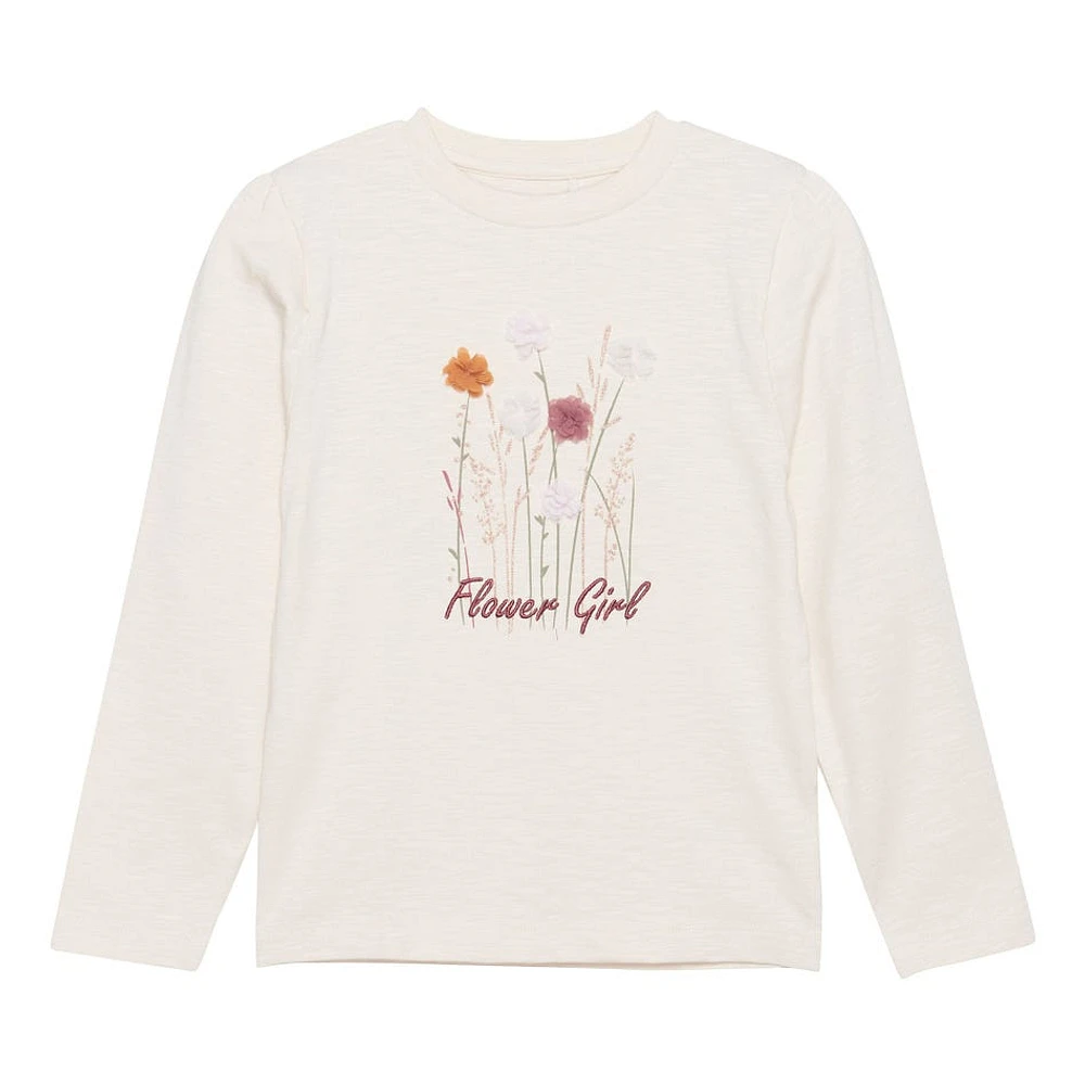 Flower Girl T-Shirt 3-8y