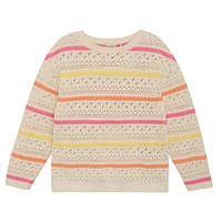 Stripe Knit Pullover 2-12y