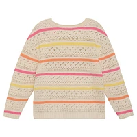 Stripe Knit Pullover 2-12y