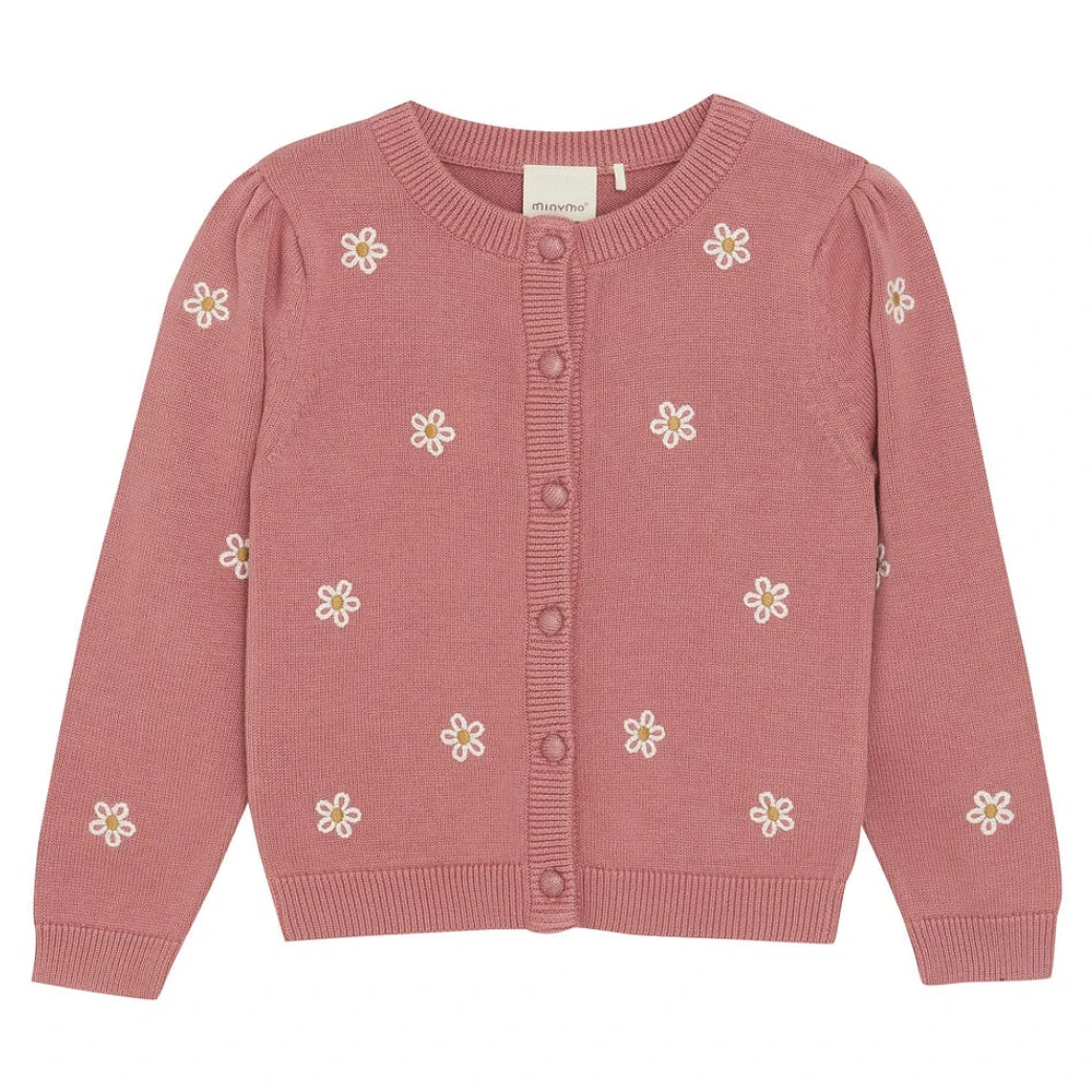 Cardigan Tricot Broderie 3-8ans