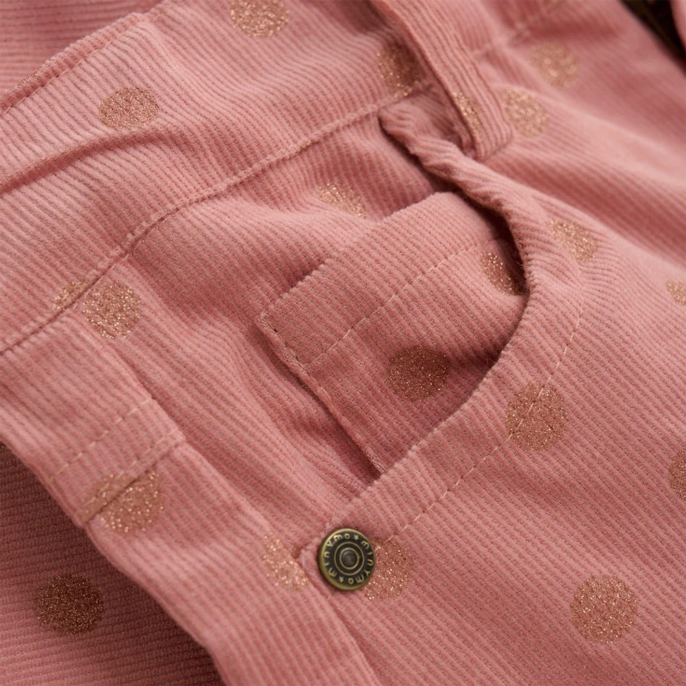 Pantalon Imprimé Rose 2-8ans