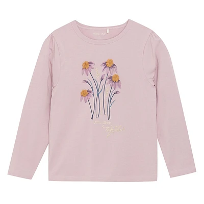 Flowers Long Sleeves T-Shirt 2-12Y