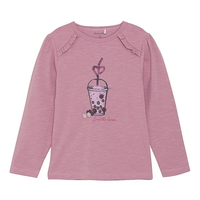 Bubble Tea Long Sleeves T-Shirt 2-8Y