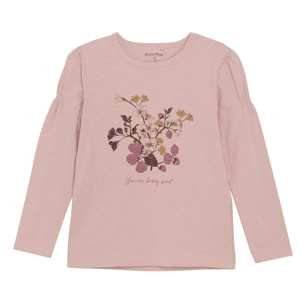 Flowers Long Sleeves T-Shirt 2-10Y