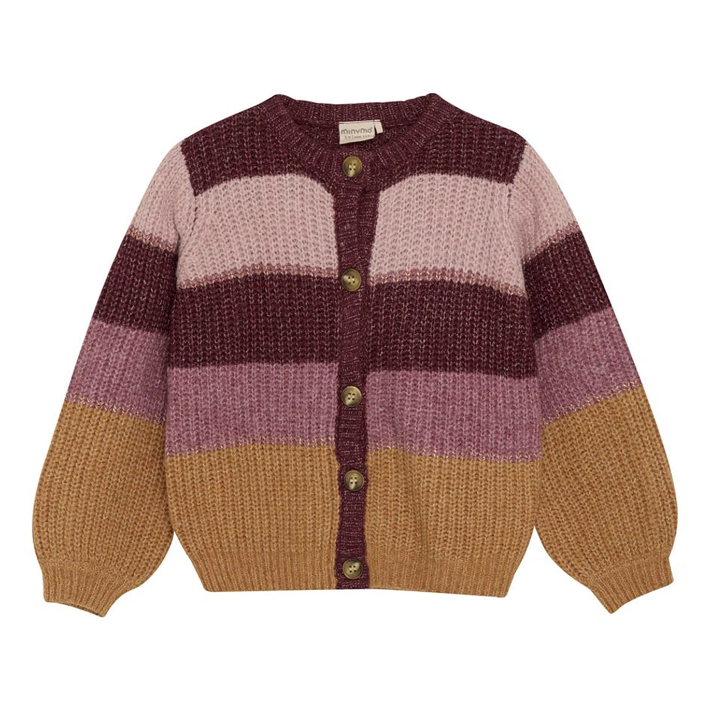 Striped Cardigan 2-10Y