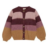 Striped Cardigan 2-10Y