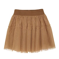 Glitter Mesh Skirt  2-8Y