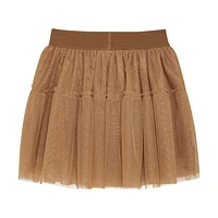 Glitter Mesh Skirt  2-8Y