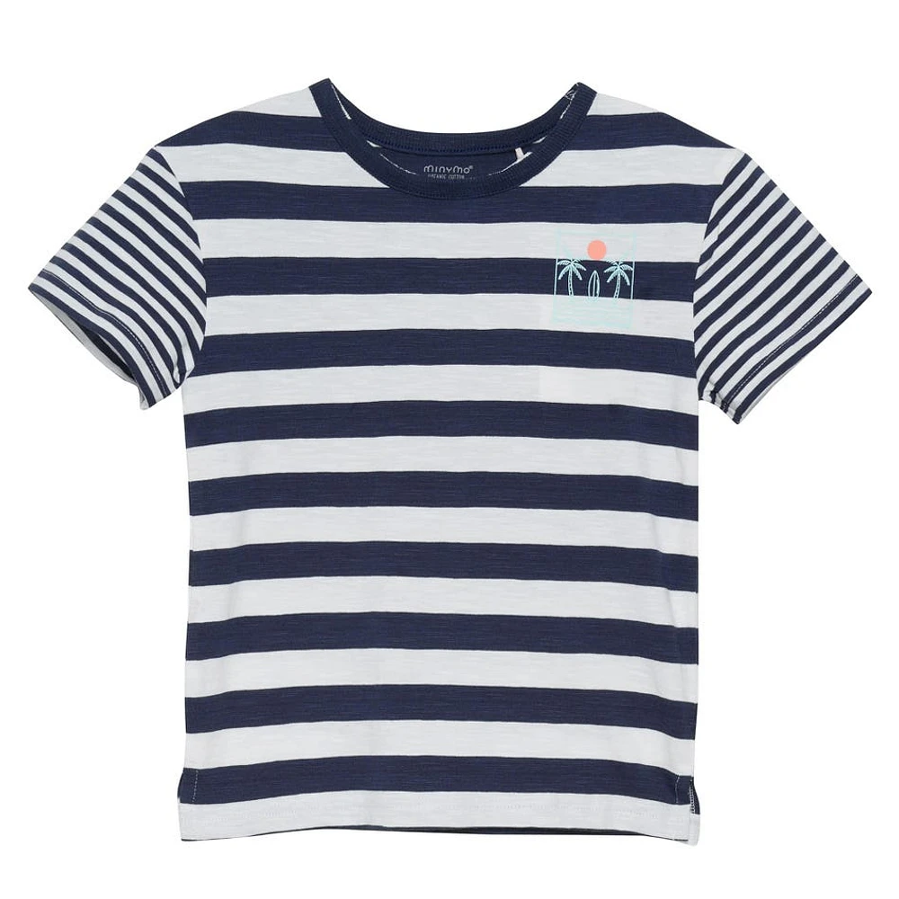 T-Shirt Rayé Plage 3-8ans