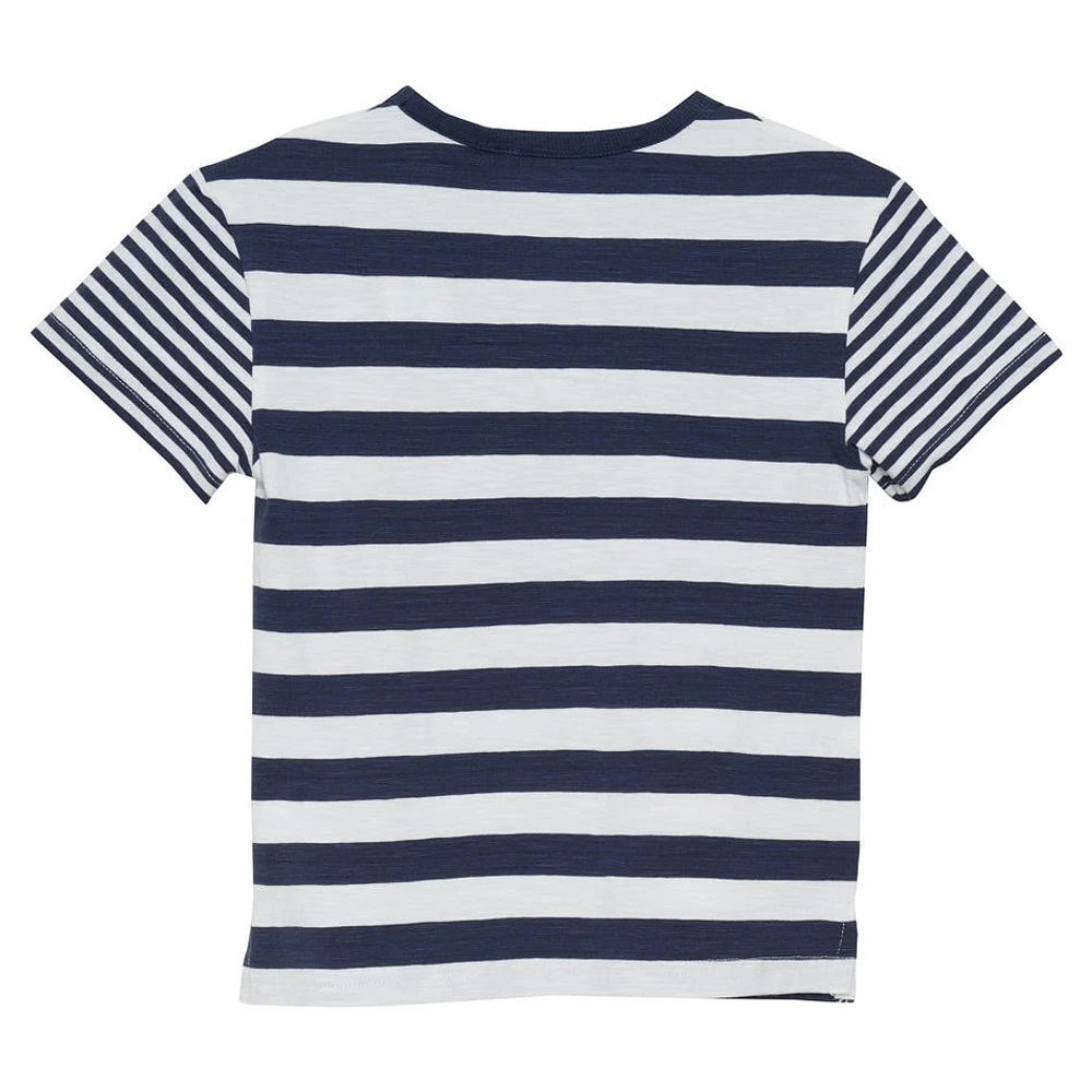 T-Shirt Rayé Plage 3-8ans