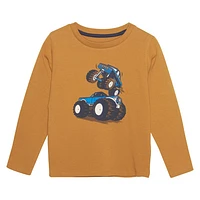 T-Shirt Long Sleeves Monster Truck 3-8y