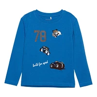 T-Shirt Long Sleeves Build for Speed 3-8y