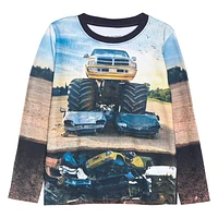 T-Shirt Long Sleeves Mega Truck 3-8y