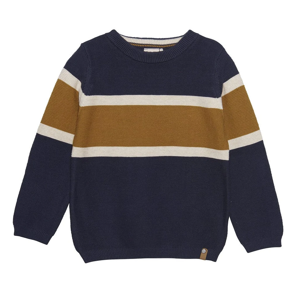 Pull Tricot Color Block 3-8ans