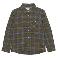 Shirt Check Olive 3-8y