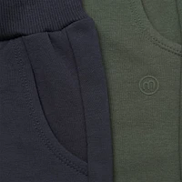 2-pack Solid Sweatpants 2-10y