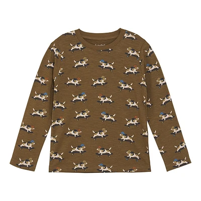 T-shirt Imprimé Chiens 3-8ans