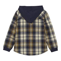 Plaid Shirt Hoodie 3-8y