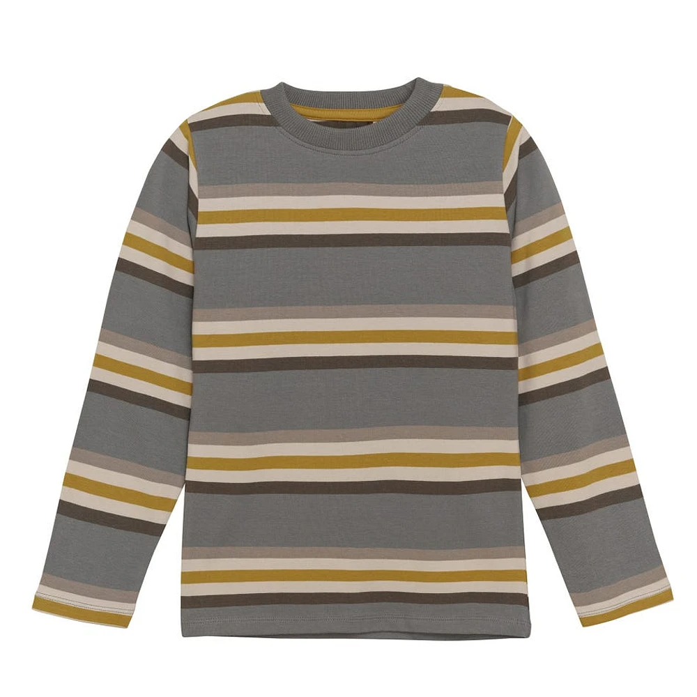 Stripe Long Sleeves T-Shirt 2-10Y