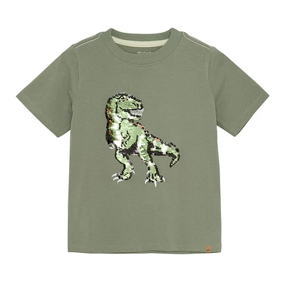 Sparkle Dino T-shirt 3-8y