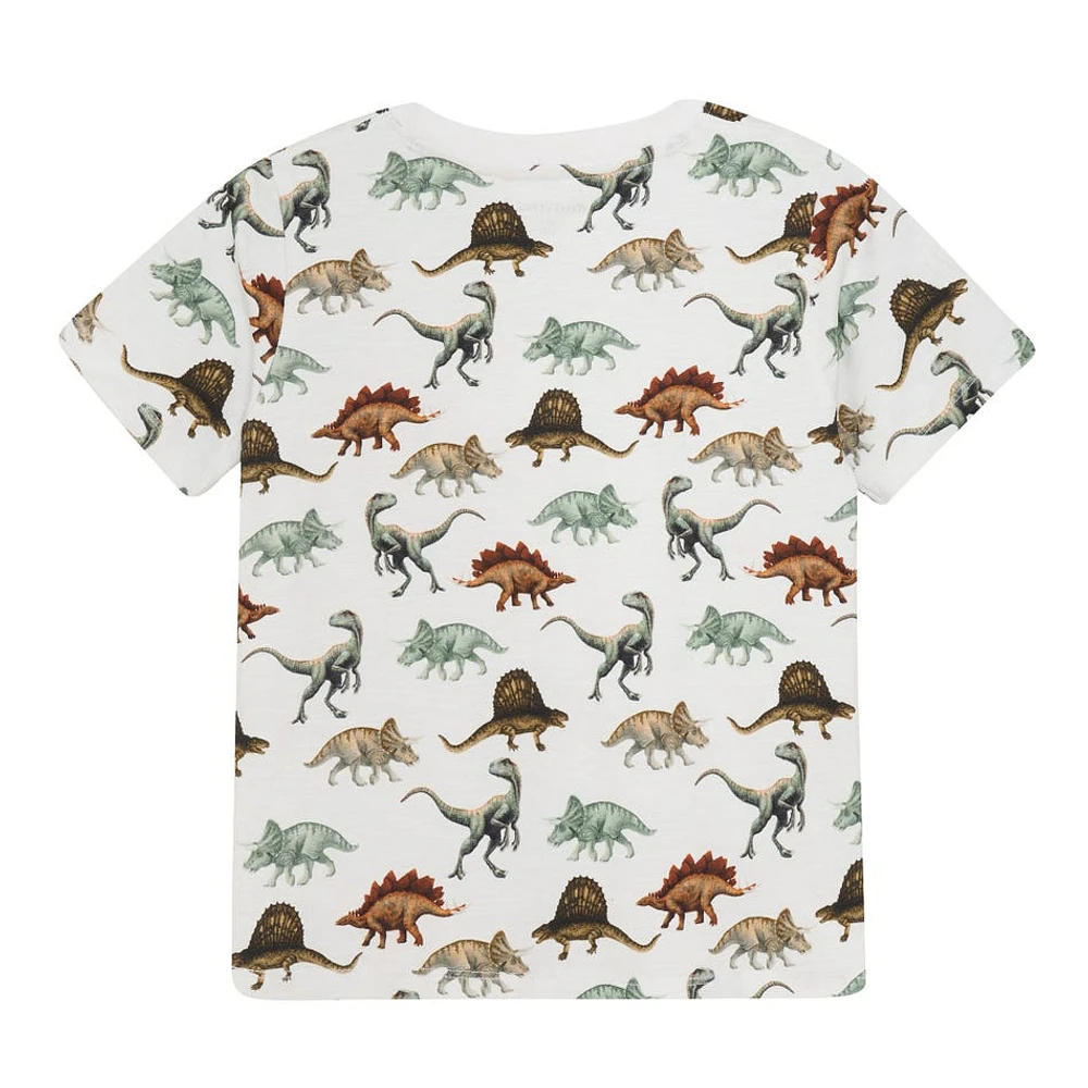 T-shirt Imprimé Dino 3-8ans