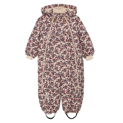 Flower AOP Snowsuit 9-24m