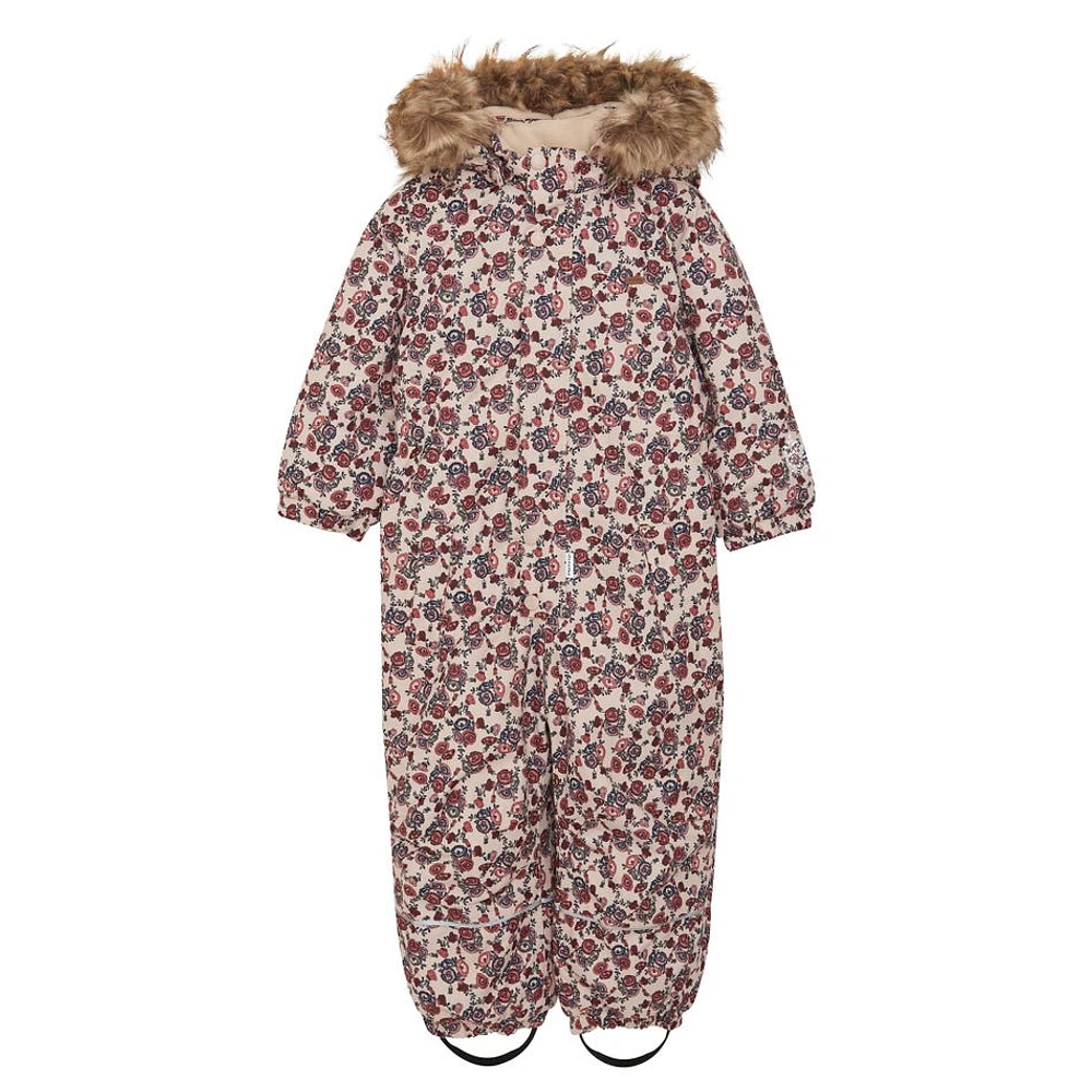 Flower AOP Snowsuit 3-10y