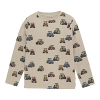 Tractor AOP T-shirt 3-8y