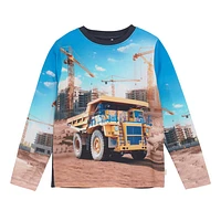 Construction Truck T-shirt 3-8y