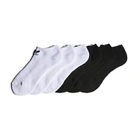 No Show Trefoil Socks 6-Pack 3-5y