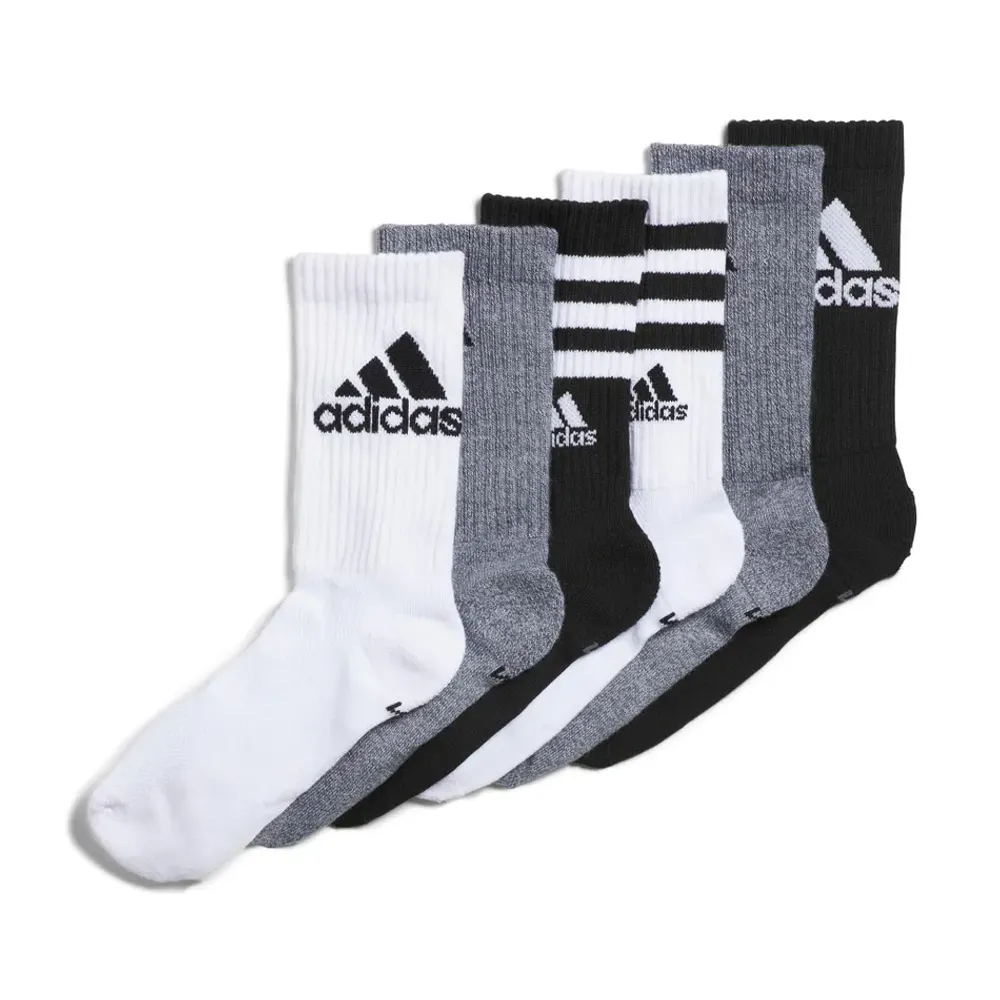 Youth Cush 6pk Crew Socks