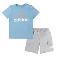 French Terry Cargo Short Set