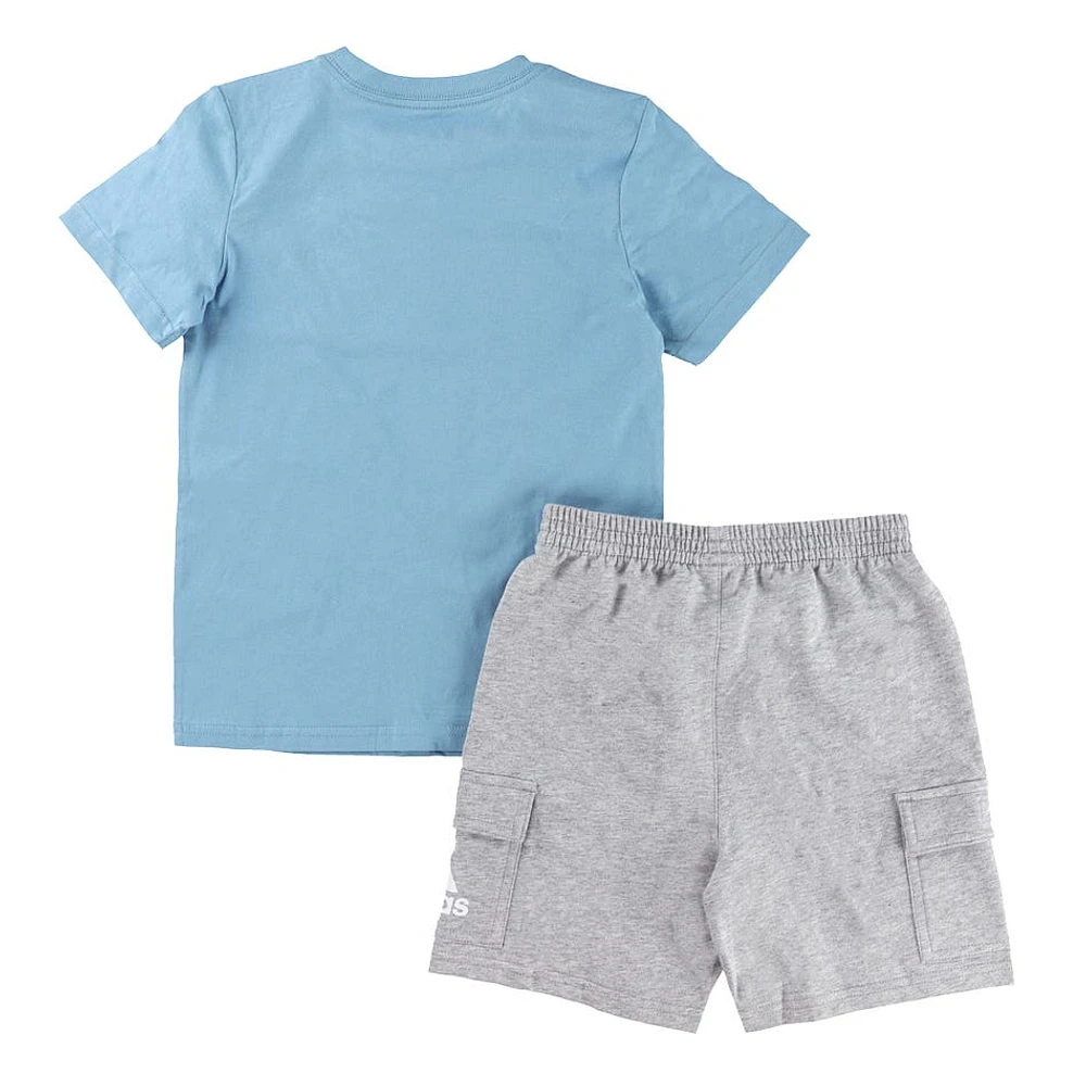 French Terry Cargo Short Set