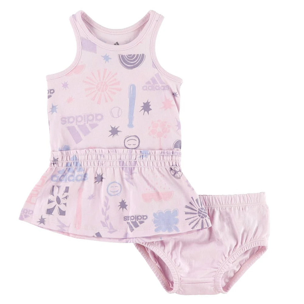 Print Dress Set 3-12m