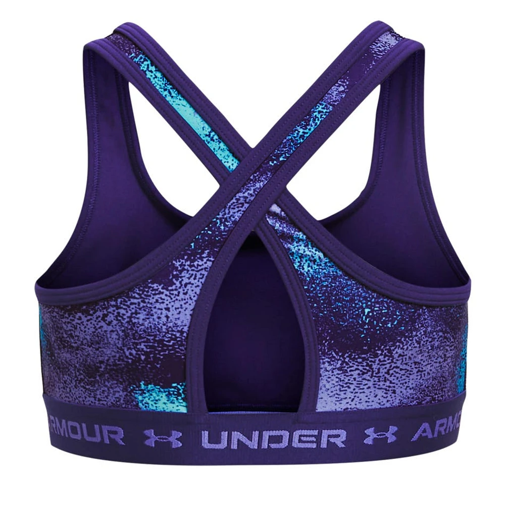 Crossback Mid Print Bra 8-20y