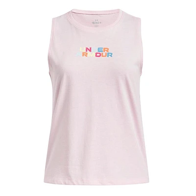 Rainbow Wordmark Tank 8-16y