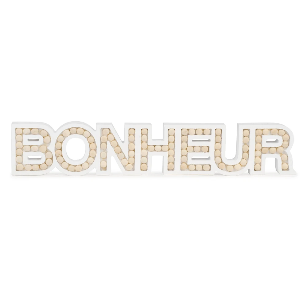 Decoration Bonheur Ivory