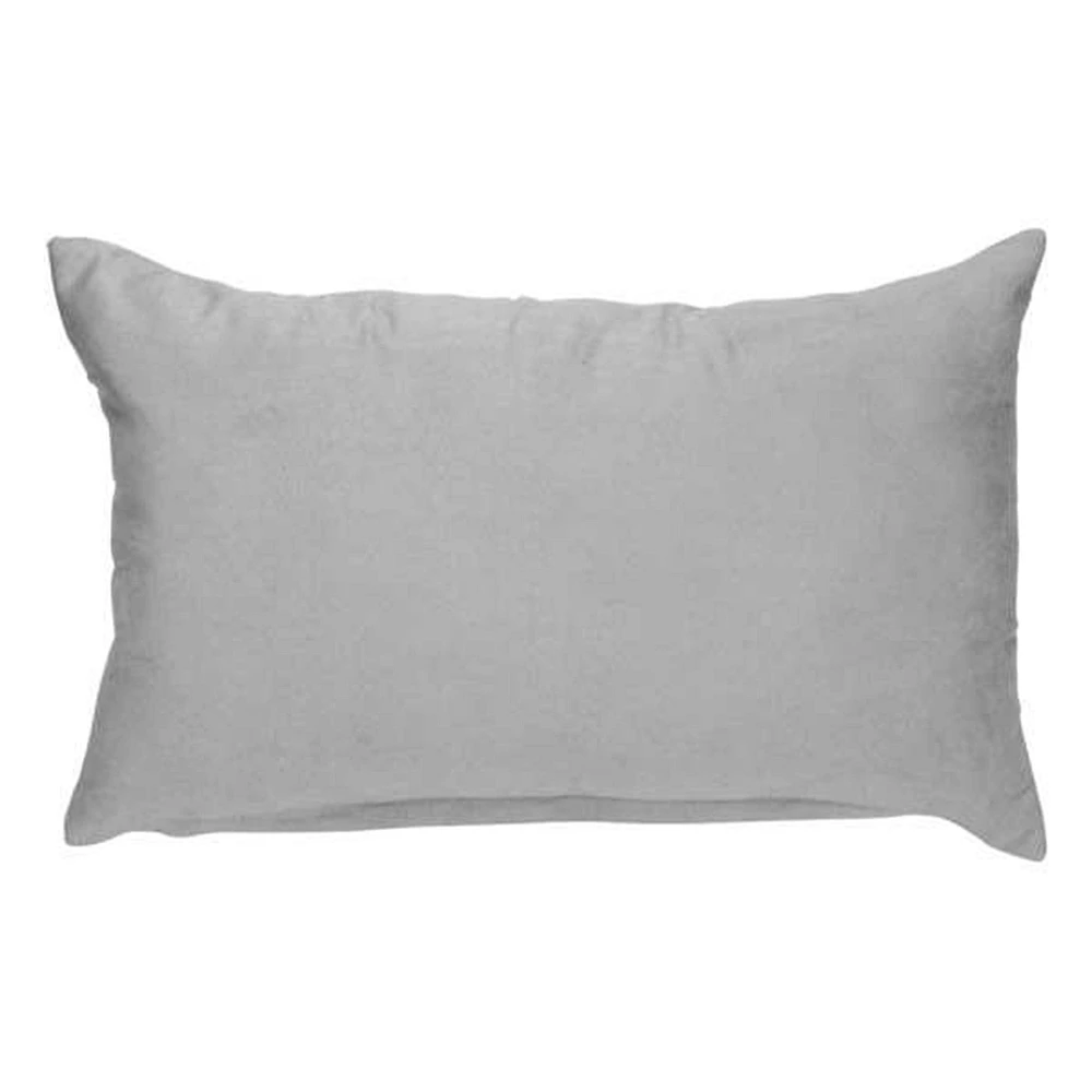 Coussin Suède Gris 19 x 12