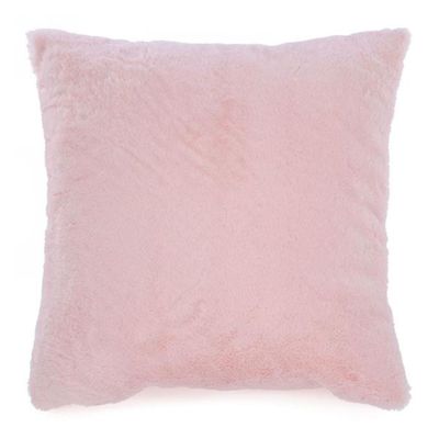 Faux Fur Cushion - Pink