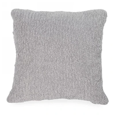 Coussin Tricot Gris 17 x 17