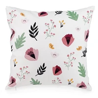 Cushion With Pink Flowers