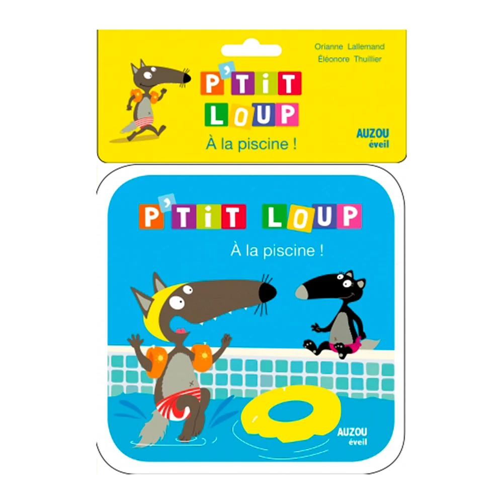 Livre de Bain P'tit Loup à la Piscine