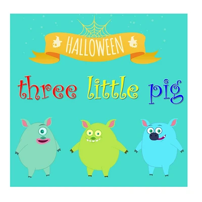 The Three Little Pigs Celebrate Halloween