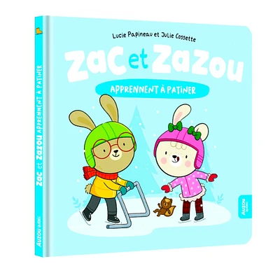 Zac Et Zazou Apprenent à Patiner