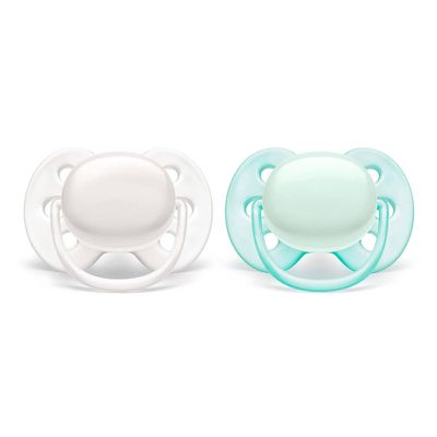 Orthodontic Pacifier 0-6m Ultra Doux Set of 2