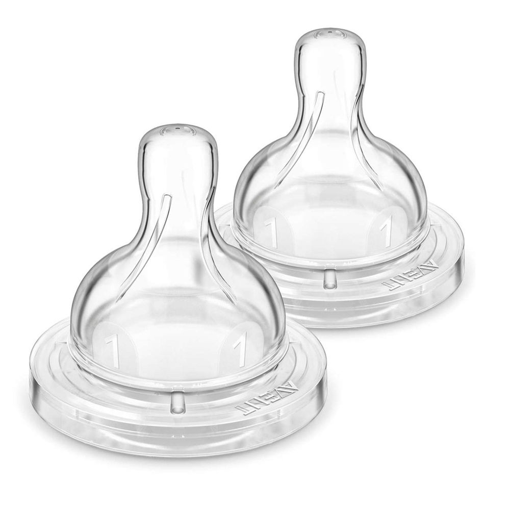 Anti-colic Nipple 0m+ Set of 2