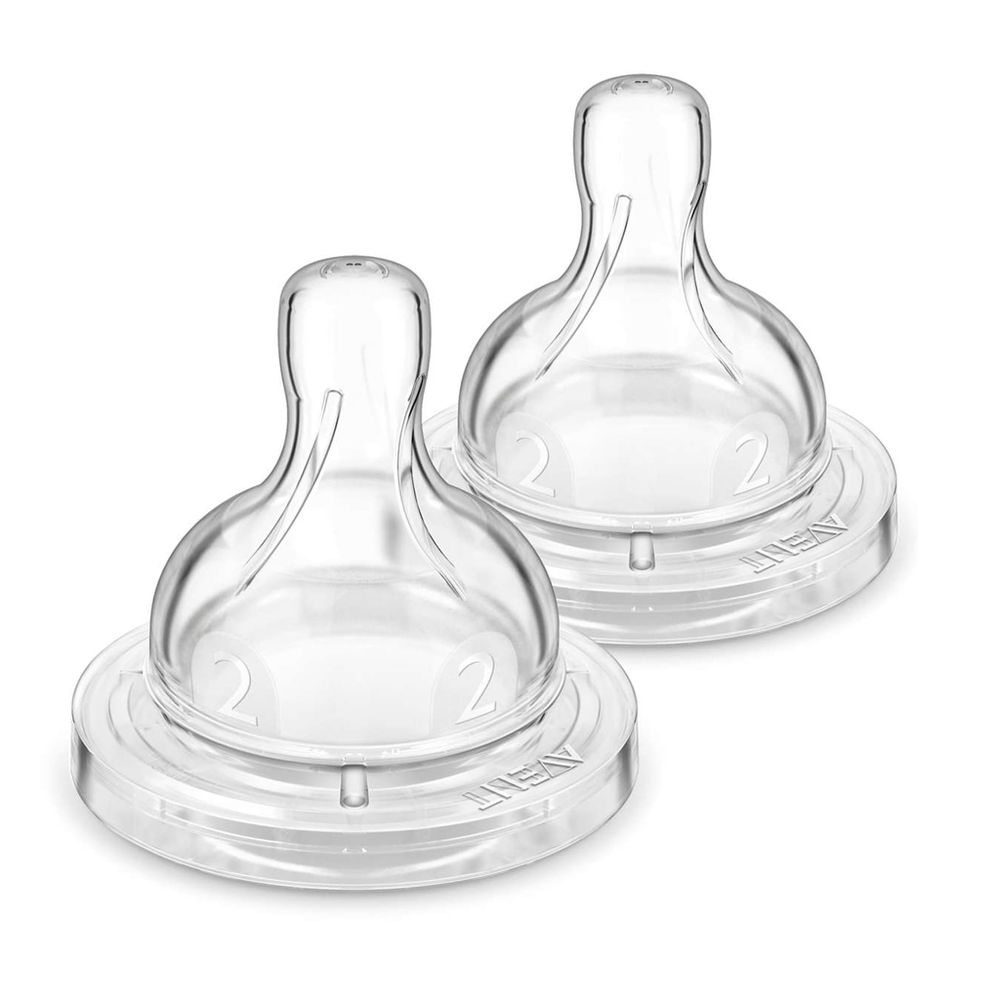 Anti Colic Slow Flow Nipples 2-Pack