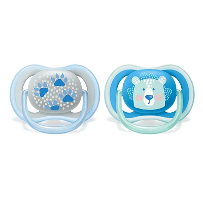Suce Orthodontique 6-18m Ultra Air Paquet de 2
