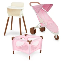 3-in-1 Nursery Set for Doll