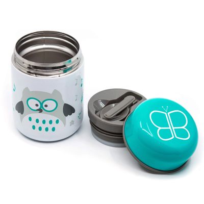 Foöd Thermal Food Container With Spoon and Bowl - Aqua